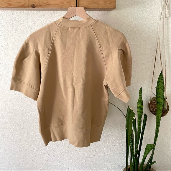 Agolde camel colored sweatshirt top - Picture 4 of 6